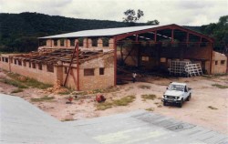 Hangar under construction